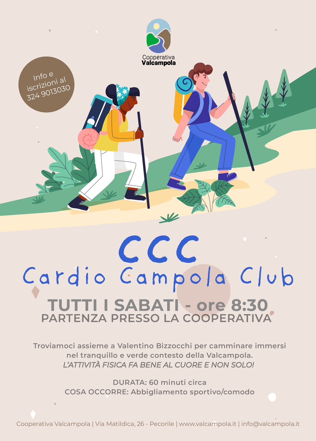 CCC Cardio Campola Club: camminare per tenersi in forma!