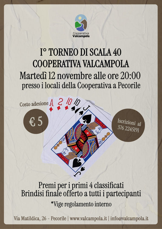 I° TORNEO DI SCALA 40